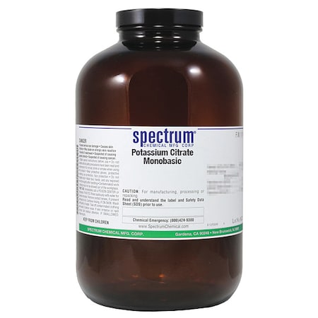 Potassium Citrate Monobasic, 2kg, Poly MPN:P1268-2KG