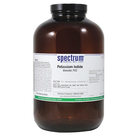 Potassium Iodide, Granular, FCC, 2.5kg MPN:P1344-2.5KG13