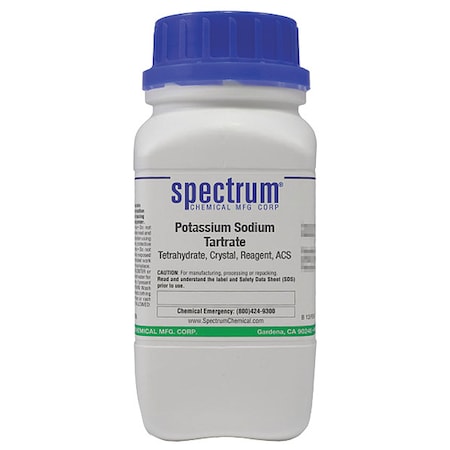 K Sdm Tartrate, ttrhydrt, Crs, Rgt, ACS, 500g MPN:P1400-500GM
