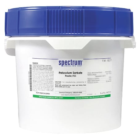 K Sorbate, Pwdr, FCC, 2.5kg MPN:P1408-2.5KG