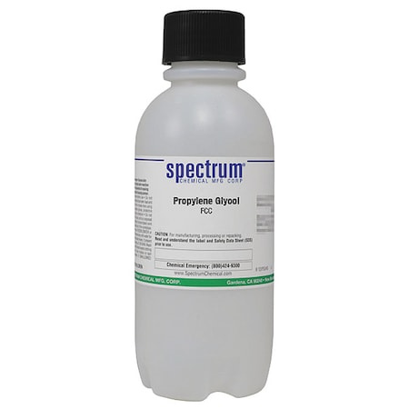 Propyleneglycol, FCC, 500mL, Pls MPN:P1456-500MLPL