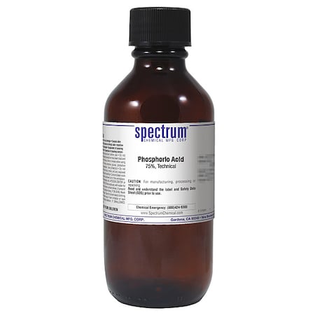 H3PO4, 75 Pct, Technical, 500mL, Gls MPN:P1481-500MLGL