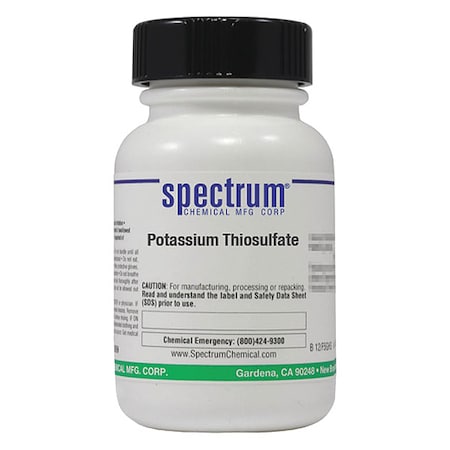 Potassium Thiosulfate, 25g, CAS 10294-66-3 MPN:P1718-25GM