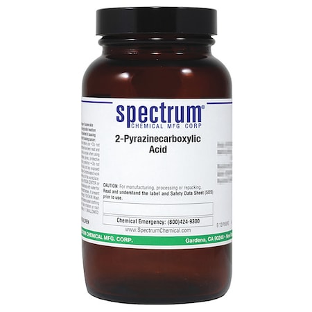 Pyrazinecarboxylic Acid, 100g, Amber Glass MPN:P2329-100GM