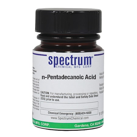 N-Pentadecanoic Acid, 5g, CAS 1002-84-2 MPN:P2355-5GM