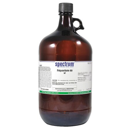 Polysorbate 80, NF, 4L, Gls MPN:PO138-4LTGL