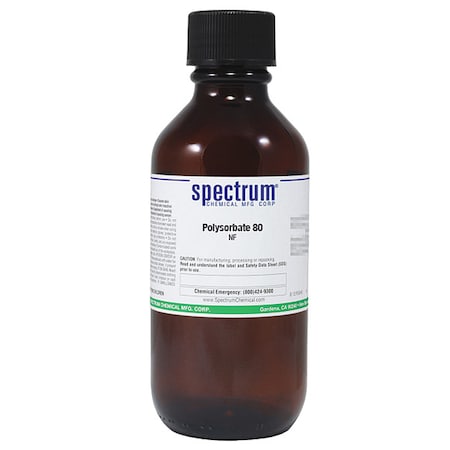 Polysorbate 80, NF, 500mL, Gls MPN:PO138-500MLGL