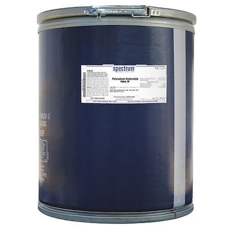 K Hydroxide, Pellets, NF, 50kg MPN:PO180-50KGBL