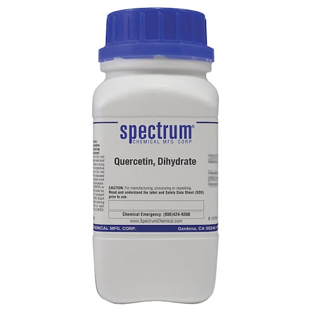 Quercetin, Dihydrate, 100g, CAS 6151-25-3 MPN:Q2150-100GM