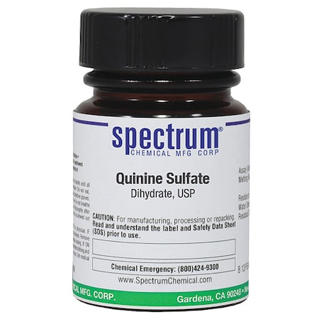 Quinine Sulfate, Dihydrate, USP, 10g MPN:QU110-10GM03
