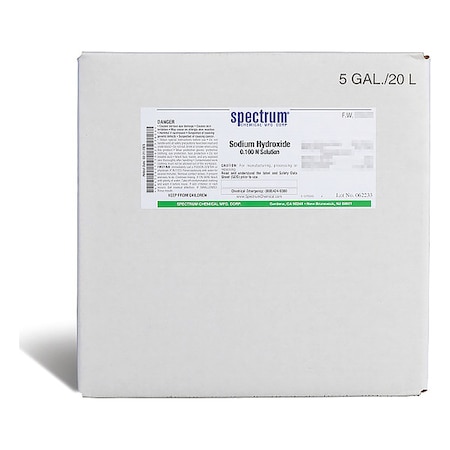 NaOH, 0.100 N Sltn, APHA, 20L MPN:S-340-20LT