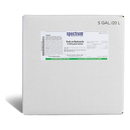Sodium Hydroxide, 20L MPN:S-345-20LT56