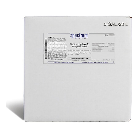 Sodium Hydroxide, 20L MPN:S-390-20LT56