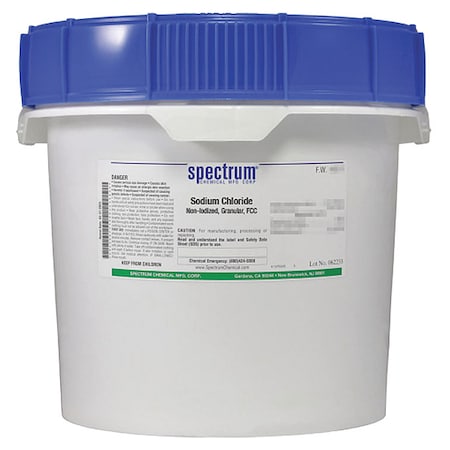 Sodium Chloride, Non-Iodized, 12kg MPN:S1247-12KG18