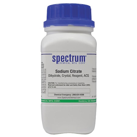 Sdm Citrate, Dihdrt, Crstl, Rgnt, ACS, 500g MPN:S1250-500GM
