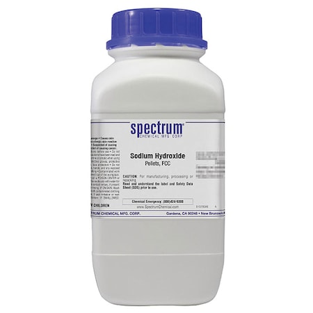 NaOH, Pellets, FCC, 2.5kg MPN:S1303-2.5KG