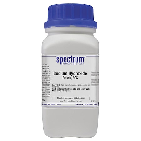 NaOH, Pellets, FCC, 500g MPN:S1303-500GM