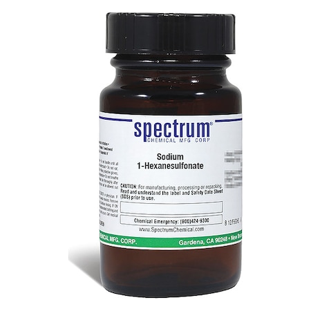 Sodium 1-Hexanesulfonate, 25g, Amber Glass MPN:S1562-25GM