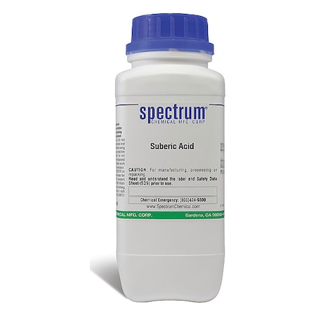 Suberic Acid, 500g, CAS 505-48-6, Poly MPN:S2023-500GM