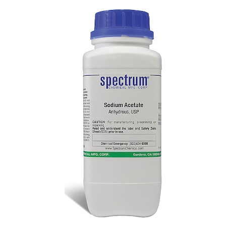 Sodium Acetate, Anhydrous, USP, 500g MPN:SO104-500GM