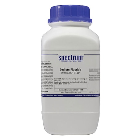 Sodm Fluoride, Pwdr, USP, EP, BP, 2.5kg MPN:SO167-2.5KG