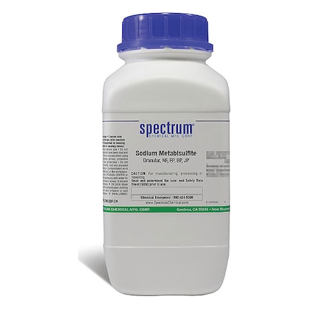Sodm Metabisulfite, Grnlr, NF, 2.5kg MPN:SO182-2.5KG