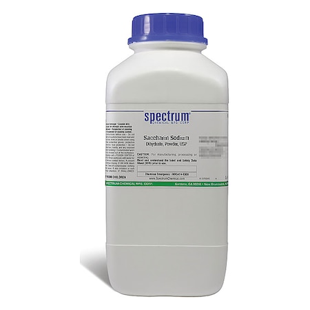 Saccharin Sodm, Dihydrate, Pwdr, USP, 2.5kg MPN:SO200-2.5KG