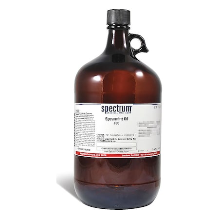 Spearmint Oil, FCC, 2.5L MPN:SP306-2.5LTGL7F