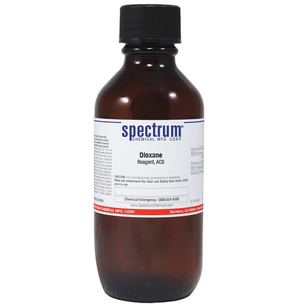 Dioxane, Reagent, ACS, 500mL, PK6 MPN:D1050-500MLGL0R