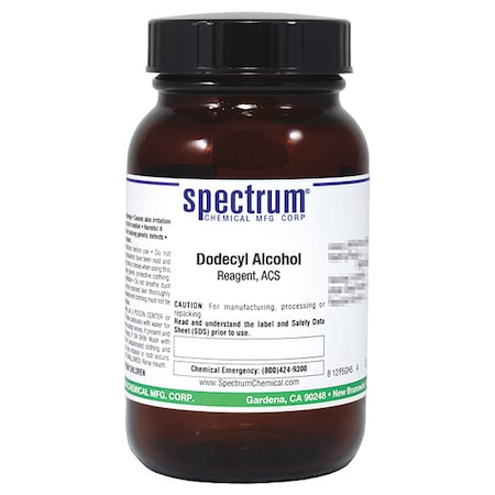 Dodecyl Alcohol, Reagent, ACS, 100g MPN:D1067-100GM06