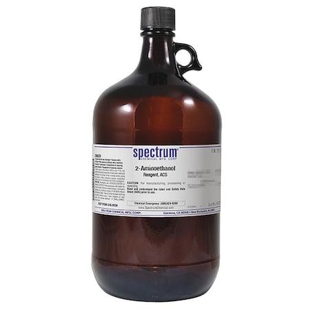2-Aminoethanol, Reagent, ACS, 2.5L MPN:ET100-2.5LTGL7F
