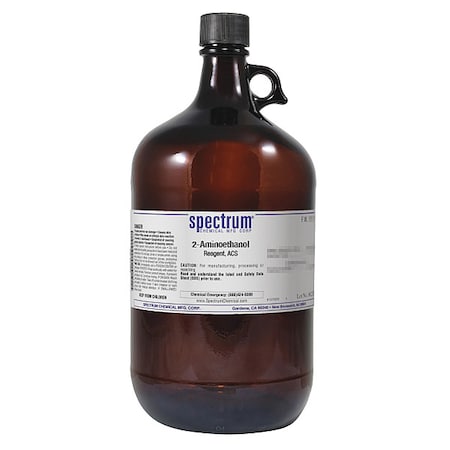 2-Aminoethanol, Reagent, ACS, 4L, PK4 MPN:ET100-4LTGL97