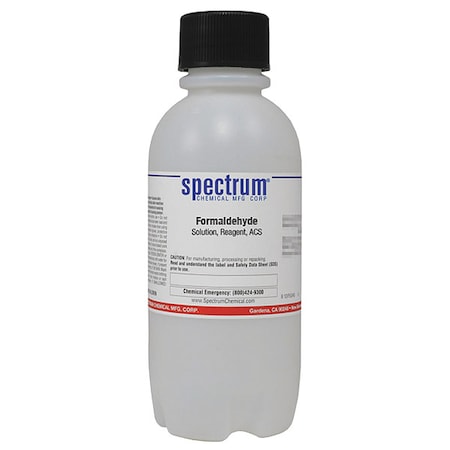 Formaldehyde, Solution, Reagent, ACS-500mL MPN:F1080-500MLPL