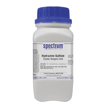 Hydrazine Sulfate, Reagent, ACS, 500g, PK6 MPN:H1018-500GMAK