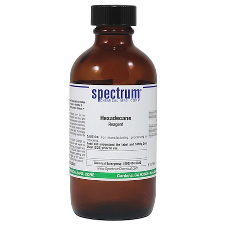 Hexadecane, Reagent, 100mL MPN:HE166-100ML49