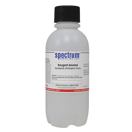 Reagent Alcohol, Denatured, 500mL, PK6 MPN:HS002-500MLPL0R