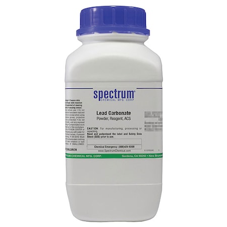 Lead Carbonate, Powder, Reagent, ACS, 2.5kg MPN:L1045-2.5KG13