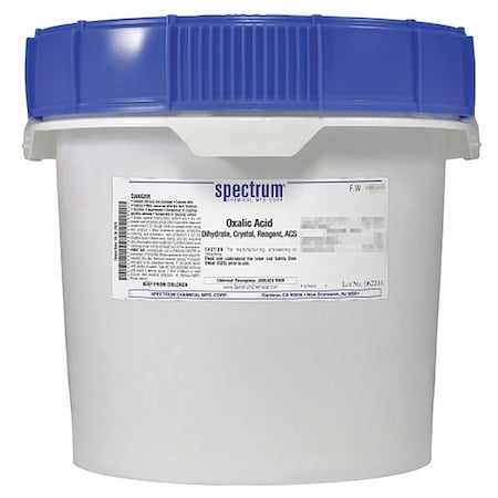 Oxalic Acid, Dihydrate, Crstl, Rgnt, ACS, 12k MPN:O1025-12KG