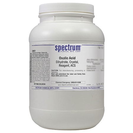 Oxalic Acid, Dihydrate, Crstl, Rgnt, ACS, 2.5 MPN:O1025-2.5KG