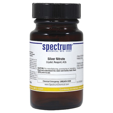 Silver Nitrate, Crystal, Reagent, ACS, 100g MPN:S1085-100GM06