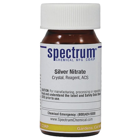 Silver Nitrate, Crystal, Reagent, ACS, 25g MPN:S1085-25GM04