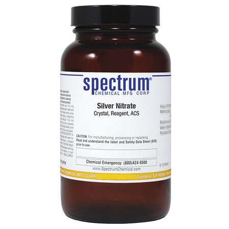 Silver Nitrate, Crystal, Reagent, ACS, 500g MPN:S1085-500GM10
