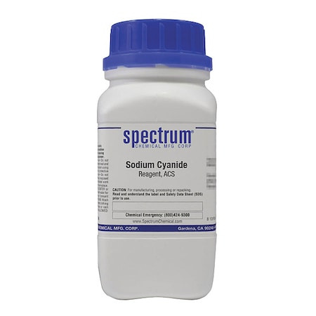Sodium Cyanide, Reagent, ACS, 500g, PK6 MPN:S1260-500GMAK