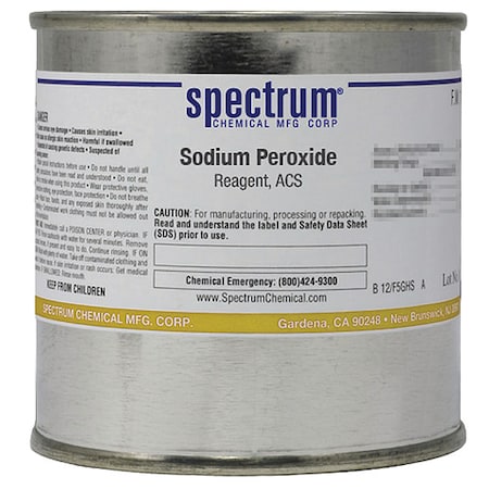 Sodium Peroxide, Reagent, ACS, 125g MPN:S1390-125GM07