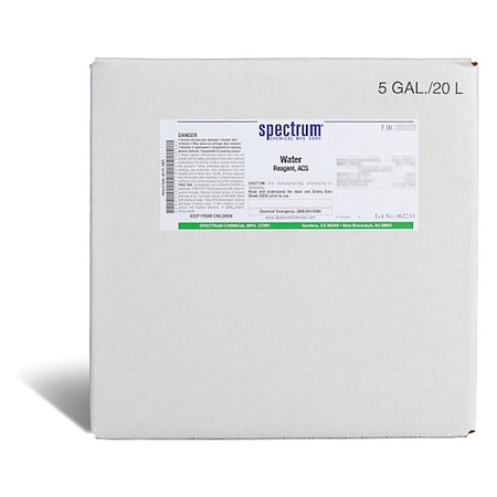 Water, Reagent, ACS-20L MPN:W1000-20LTCU