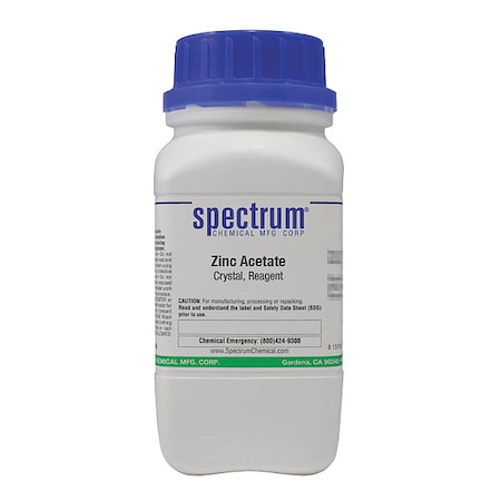 Zinc Acetate, Crystal, Reagent, 500g, PK6 MPN:Z1045-500GMAK