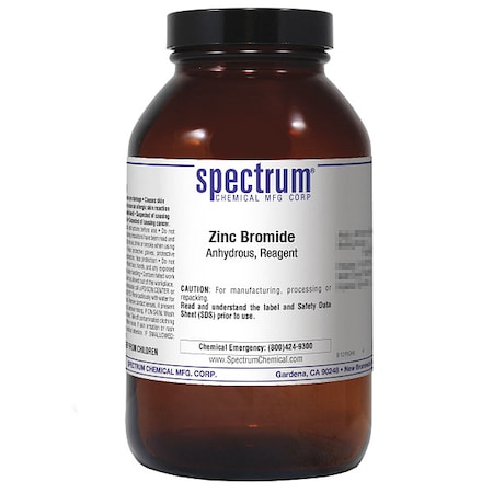 Zinc Bromide, Anhydrous, Reagent, 500g, PK6 MPN:Z1048-500GMAK
