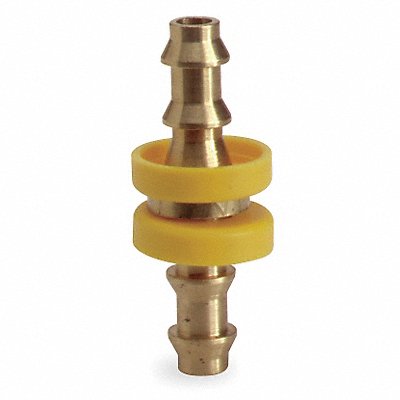 Barbed Hose Mender Brass 1/4 ID Male MPN:5A249
