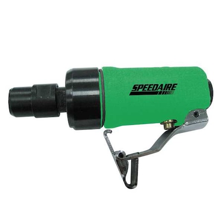 Mini Die Grinder, 1/4 in NPT Female Air Inlet, 1/4 in Collet, Light Duty, 25, 000 RPM, 0.2 hp MPN:10D235