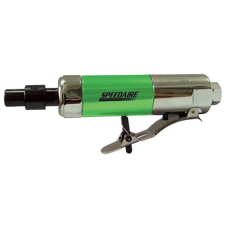 Straight Die Grinder, 1/4 in NPT Female Air Inlet, 1/4 in Collet, Medium Duty, 30, 000 RPM, 0.3 hp MPN:12V734